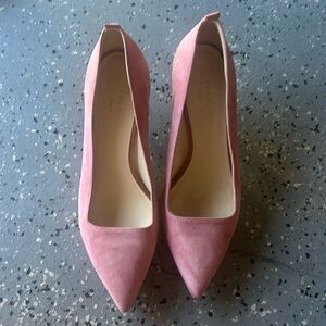 EVERLANE Editor Heel in Rosewood Suede